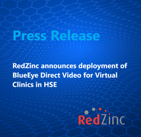 Beehive pattern background image with RedZinc logo and page title