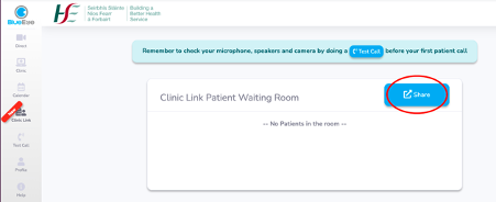 Share-personalised-ClinicLink HSE Support - Healthcare Professional Guide | RedZinc Services