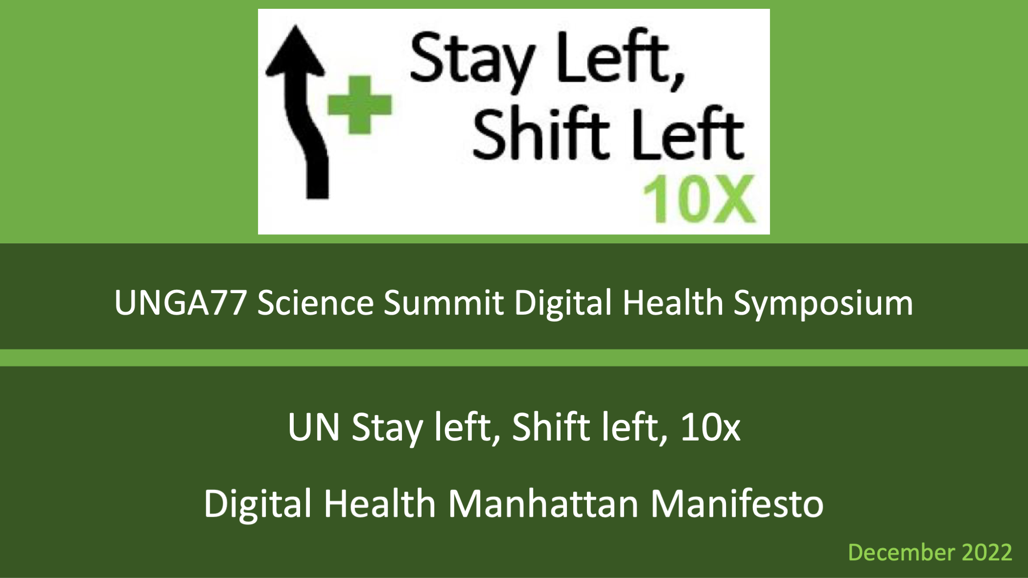 Digital Health Manifesto launch