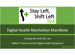 Digital Health Manhattan Manifesto is launched at HSE Digital Transformation workshop