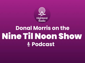 Donal Morris on the Nine Til Noon Show